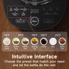 ICOOKPOT Hot Tea Maker Glass Electric Kettle with Infuser and