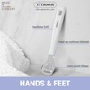 TITANIA Callus slicer with a replacement blade, callus remover with