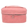PU Leather Portable Makeup Bag Travel Handheld Detachable Waterproof Toiletry