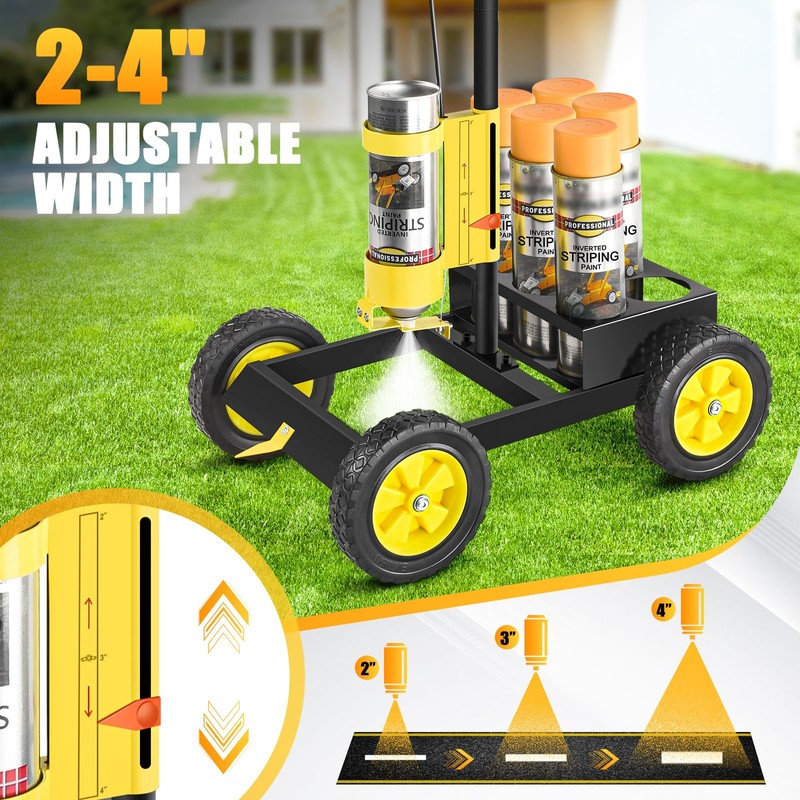 Parking Lot Striping Machine, Playing Field Striping Line Marking Machine,