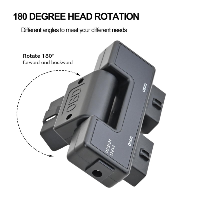 iKKEGOL Pocket OBD2 OBDII Full 16 Pin Male to 2