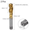 sourcing map 2pcs Spiral Flute Thread Taps, Metric M16 x