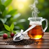 Silver Stainless Steel Tea Infuser Strainer Spoon Loose Leaf Filter