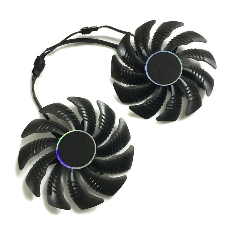 iHaospace 2 Pcs/lot T129215SU Graphics Card Fan for GIGABYTE GTX