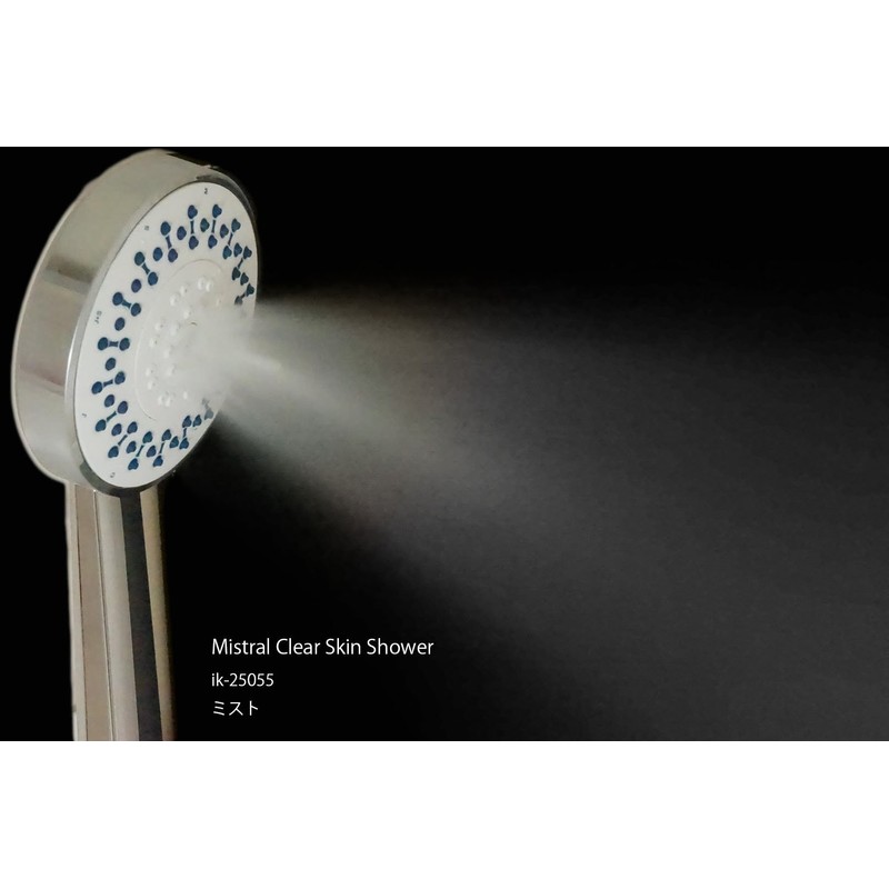 Mistral clear skin shower mist shower head with 5 functions