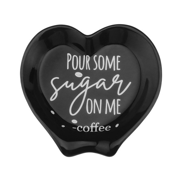 Create idea Ceramic Spoon Heart Design Rest for Coffee Table