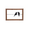 Foreside Home & Garden 18 x 12 inch Rustic Birds
