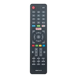 AULCMEET SMART-43XT Replacement Remote Control Compatible with Dyon 4K OLED Smart TV Dyon Movie Smart 43 XT D800173