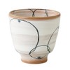 Hasamiyaki 73381 Lightweight Yunomi Cup with Round Joint Pattern, Blue