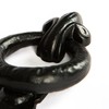 Black 140mm Fleur De Lis Door Knocker - Cast Iron