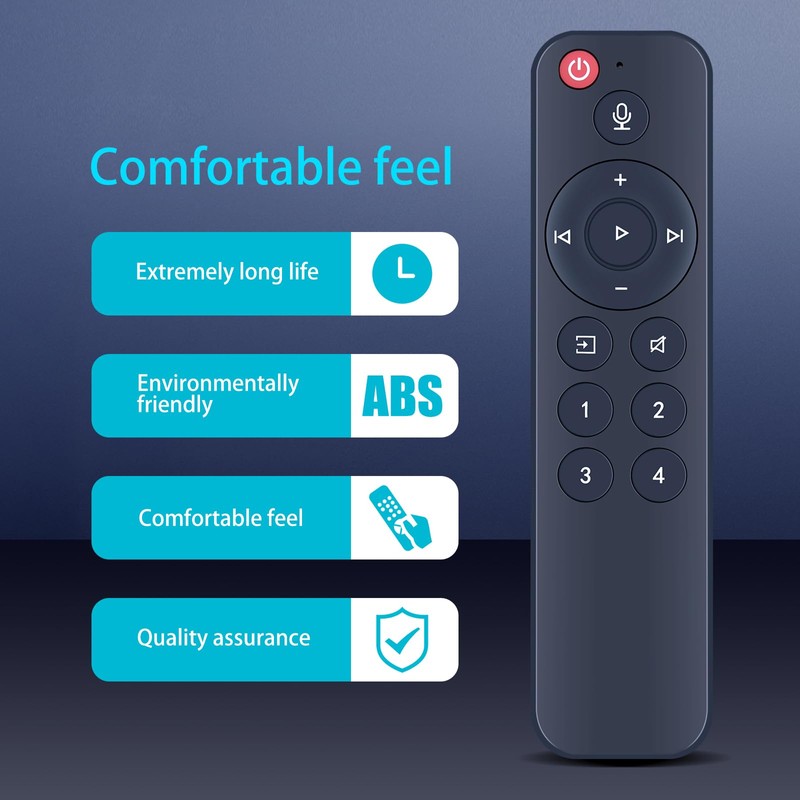 ZWP Replacement Voice Remote Control Compatible for WiiM Music Streamers