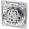 Recessed Socket – All-in-One – frame with flush-mounted insert +
