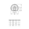 Ganter Normelemente, Ball Knobs Stainless Steel DIN 319-NI-20-M5-C, Diameter: 20