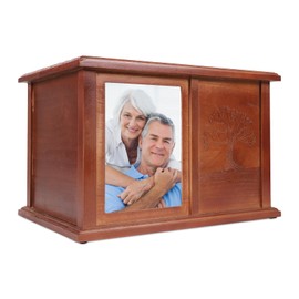 Pepdiy X-Large Urns for Human Ashes Adult Male Female, Up to 800 cubic inches urns for 2 people, Extreme Large Urns for Ashes Mom Dad