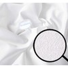 MILDLY 100% Egyptian Cotton White Fitted Sheet Soft Sateen Weave