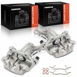 A-Premium Disc Brake Caliper Assembly with Bracket Compatible with Saab 9-3 2003 2004 2005 - Rear Driver and Passenger Side