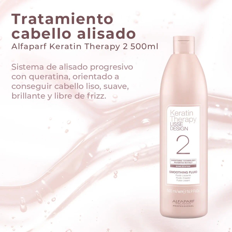 Tratamiento Cabello Alisado Alfaparf Keratin Therapy 2 500ml