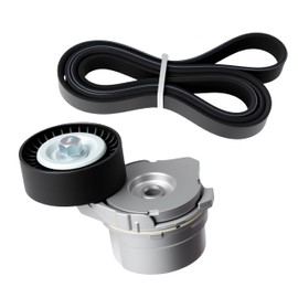 90K-39298A Engine Serpentine Belt Drive Kit Fit for Ford F-150/F150 2014-2023 V8 5.0L, Belt Tensioner OE 39298 999830A BR3E6B209HC, Serpentine Belt OE 6PK1627 6PK1625 K060640