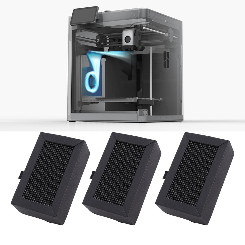 5Pcs Printer Air Filter for Bambu Lab, 3D Printer Activated