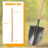 4 Pcs Shovel Handle Replacement 48" Length, 1-1/2" Diameter, Strong