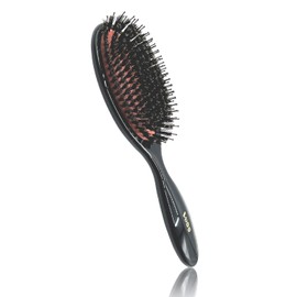 VESS Combing Mix Cushion Brush C-501, Wild Pig Bristle and Nylon Hair- Natural Radiance Smoothing Hair Brush