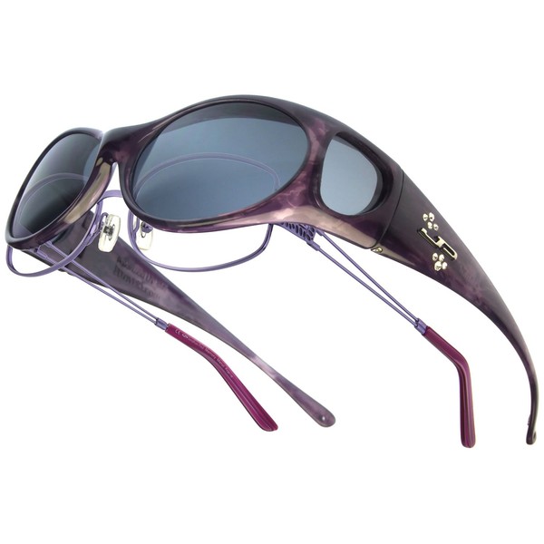 Fitovers Eyewear Aurora Sunglasses (Purple Haze, Gray)