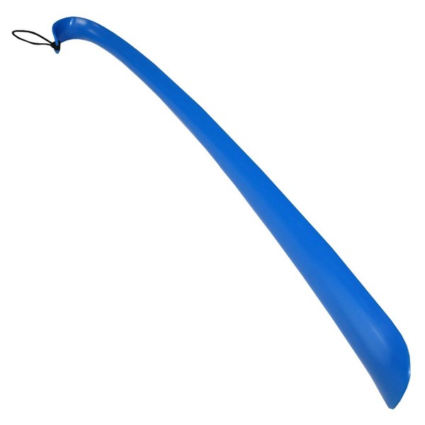 Rehabilitation Advantage Flexible Blue Plastic Shoehorn, 24 Inch