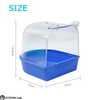 RYOHIN Lab. Bathing Container, Bird Bath, Small Bird, Bath, Parakeet,