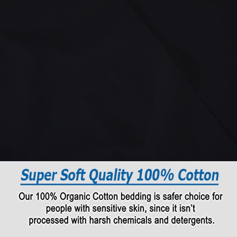 Fitted Sheet 100% Egyptian Cotton 200 Thread Count 25cm Deep