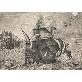 Magnets Refrigerator Funny Souvenir - FRANS 2X3 Fridge Magnet HUYS Artist ETCHINGS Ships Strange Beautiful MASK FACE