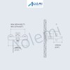 Aolemi Wall Mount Bathtub Faucet Matte Black Single Handle Shower