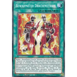 MP22-DE030 - Armed Dragon Beam - Common - German - 1st Edition - in Set with Ultrapro Toploader - Yugioh