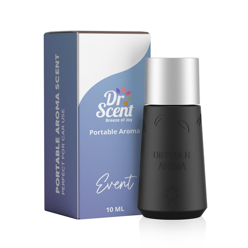 Combo Pack - Dr Scent Car Diffuser Fragrance Machine (Black)