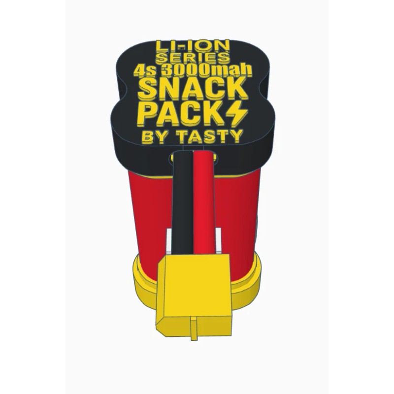 Snack Packz by Tasty Custom 4S1P 3000mAh Li-ion Battery Pack