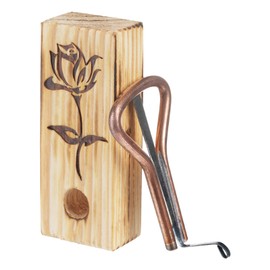 The Jewish harp Shamanicshop The Rose (carrying case) is a harp for beginners, a handmade musical instrument with beautiful sound of excellent quality, the original Russian maultrommel (jaw harp).
