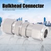 316 Stainless Steel Double Ferrule Compression Fitting Bulkhead Connector AccessoryФ1/2