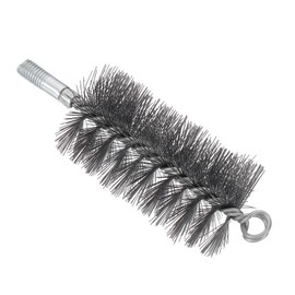 Patikil 2.4inch OD Chimney Brush - 1pcs Round Sweep Poly Steel Wire Chimney Cleaning Brush M12 Threaded for Fireplace Flue Pipe Rust Rod, 60mm