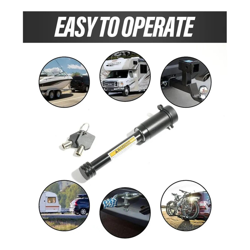 Cerradura Para Receptor De Enganche 5/8 Para Remolque