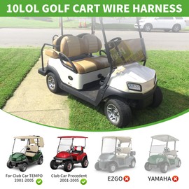 10L0L Golf Cart Main Harness fit for Precedent&Tempo 2001-2005 Gas and Electric Carts OEM #102196601