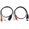 VGOL 2Pcs DIN 5 Pin to 2 RCA Cable Replacement