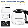 12-Cup Glass Coffee Carafe Replacement Pot Compatible with Mr Coffee,