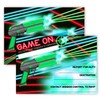 POP parties Laser Tag Brights Invitations - 12 Invitations +