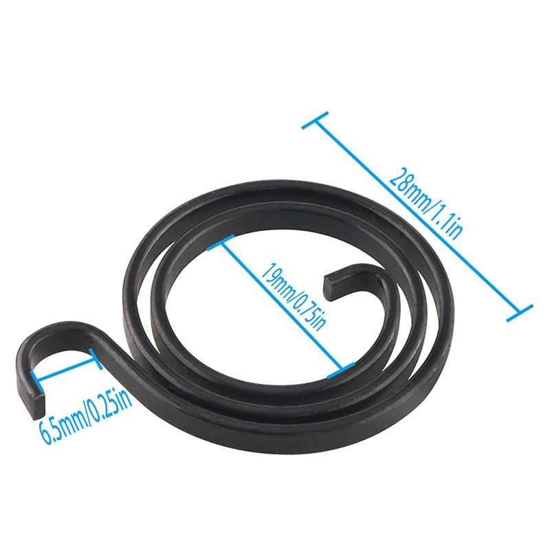 ZZLZX 4PCS Door Lock Spring 2.5 Turns Handle Spring Replacement