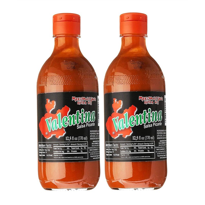 Valentina Salsa Picante Mexican Hot Sauce Extra Hot (2 Pack,