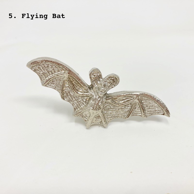 Silver Animal Metal Drawer Pulls Knobs Cupboard Bedroom Kitchen Upcycle