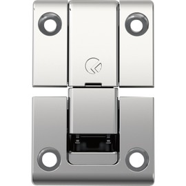Gedotec KIMANA 3D Adjustable Cabinet Door Hinge 3D Adjustable Furniture Hinge 3-Piece Nickel-Plated Steel Door Hinge for Furniture & Flaps 1 Piece Cabinet Hinge for Inlet