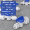 tooloflife 3/8" Tank Ball Valve, Valve Shut-Off: Inline Tap/Isolating Valve,