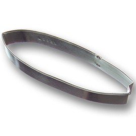 Foose B1744 Surfboard Cookie Cutter - 1 Piece - 5 in long - Color Silver