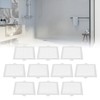 10pcs Disposable Hair Catchers Multipurpose Efficient Quadrate Waterproof Strong Adhesive