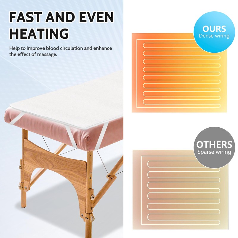Massage Table Warmer Heating Pad Professional SPA Massage Bed Warmer